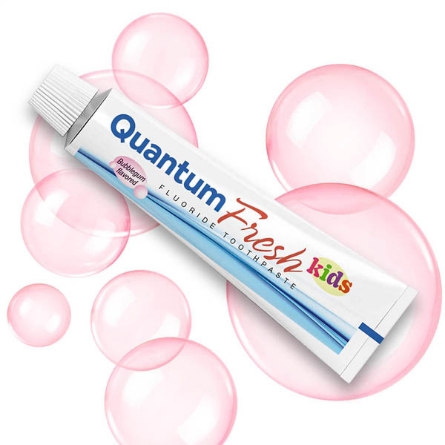 Quantum Fresh Kids Toothpaste in Bubblegum flavor