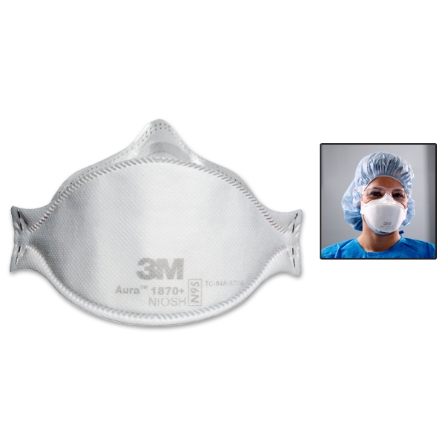 Picture of 3M™ Aura™ N95 Particulate Respirator 1870+ - 20/bx