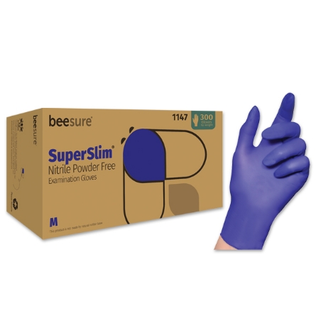 Picture of BeeSure® SuperSlim™ Nitrile Gloves - 300/bx