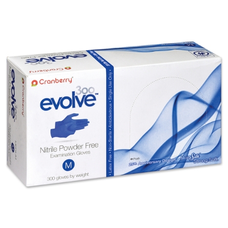 Picture of Cranberry Evolve™ 300 Nitrile Gloves - 300/bx