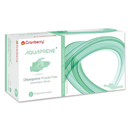 Picture of Cranberry AquaPrene® Chloroprene Gloves - 200/bx