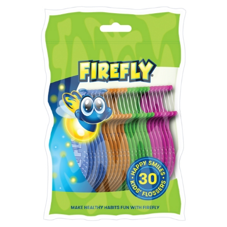 Picture of Firefly® Kids Flossers - 48 bags/cs