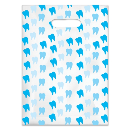 Picture of Blue Teeth Scatter Bags - 100/pkg