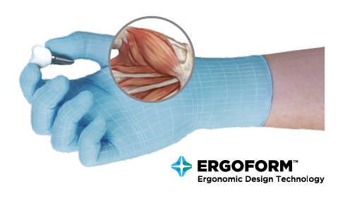 Ergoform nitrile gloves